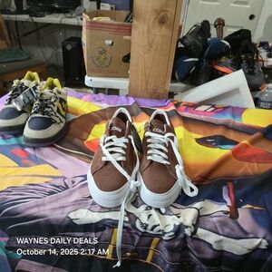 Converse One Star Ox Brown Suede – Brand New – Size 9.5 In Men/ 11 In Wonen